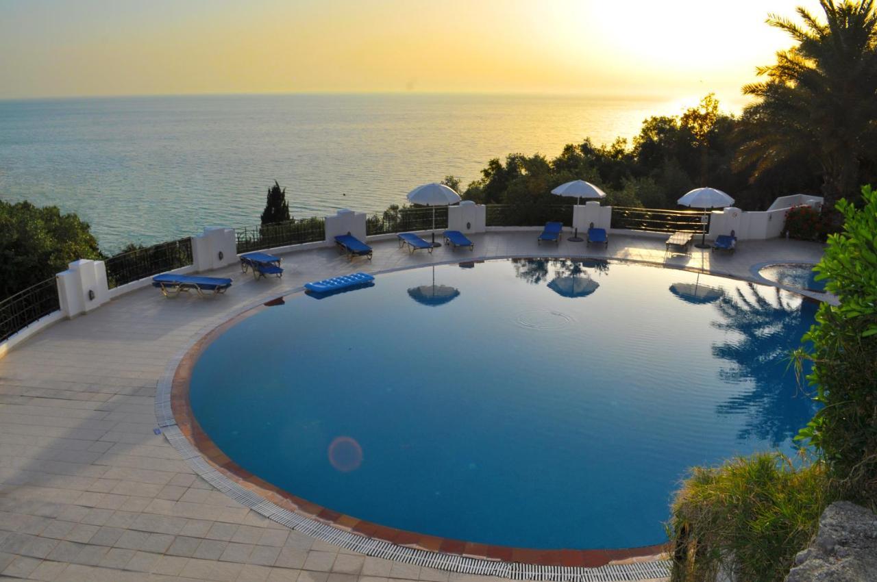 Holiday Apartments Maria With Pool And Panorama View - Agios Gordios Beach Εξωτερικό φωτογραφία