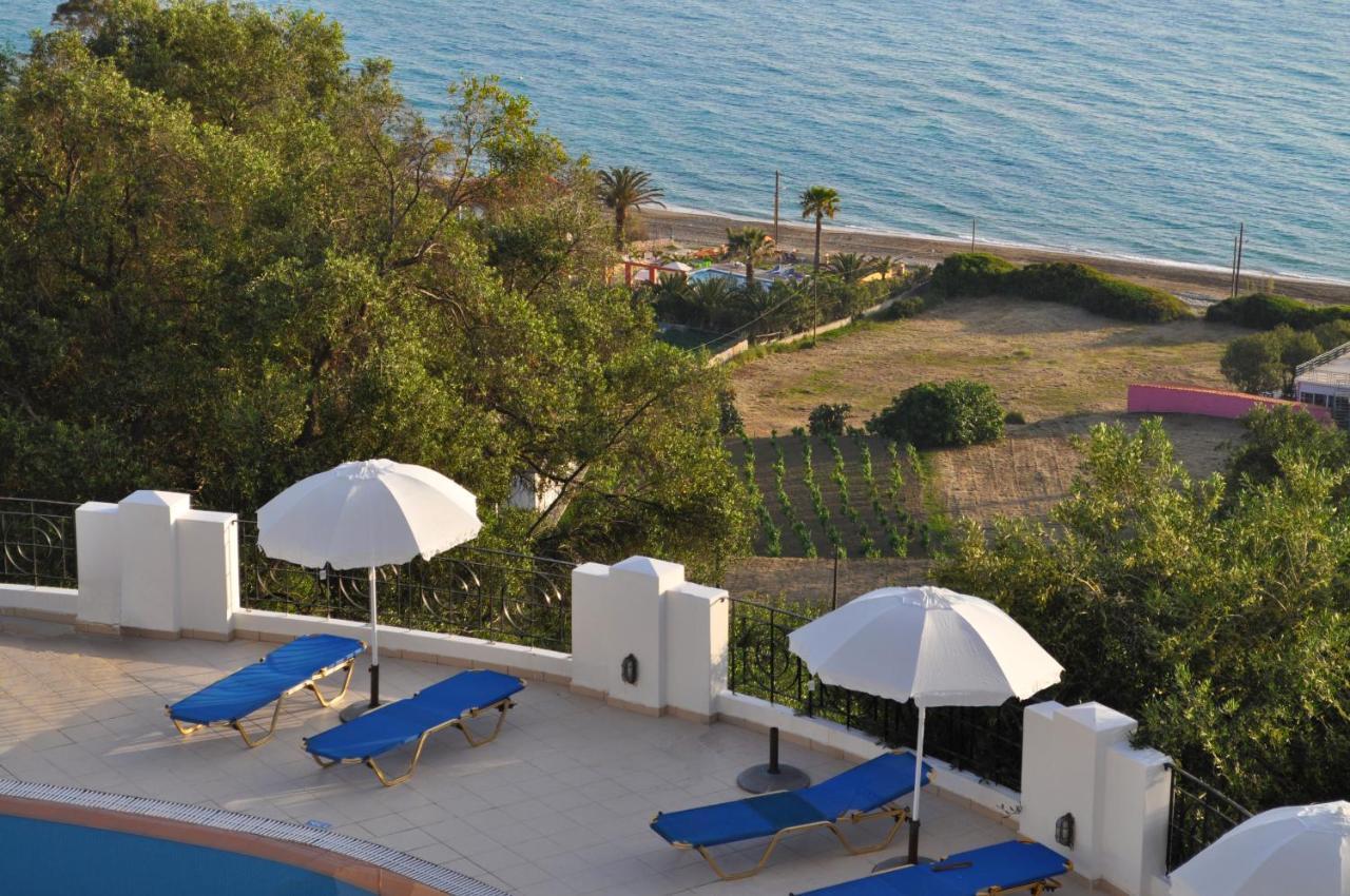 Holiday Apartments Maria With Pool And Panorama View - Agios Gordios Beach Εξωτερικό φωτογραφία