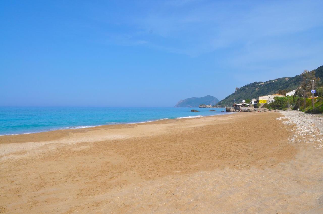 Holiday Apartments Maria With Pool And Panorama View - Agios Gordios Beach Εξωτερικό φωτογραφία