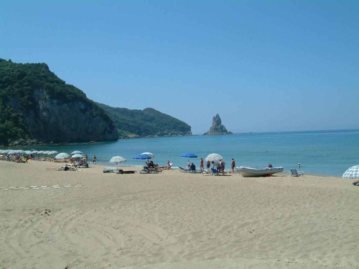 Holiday Apartments Maria With Pool And Panorama View - Agios Gordios Beach Εξωτερικό φωτογραφία