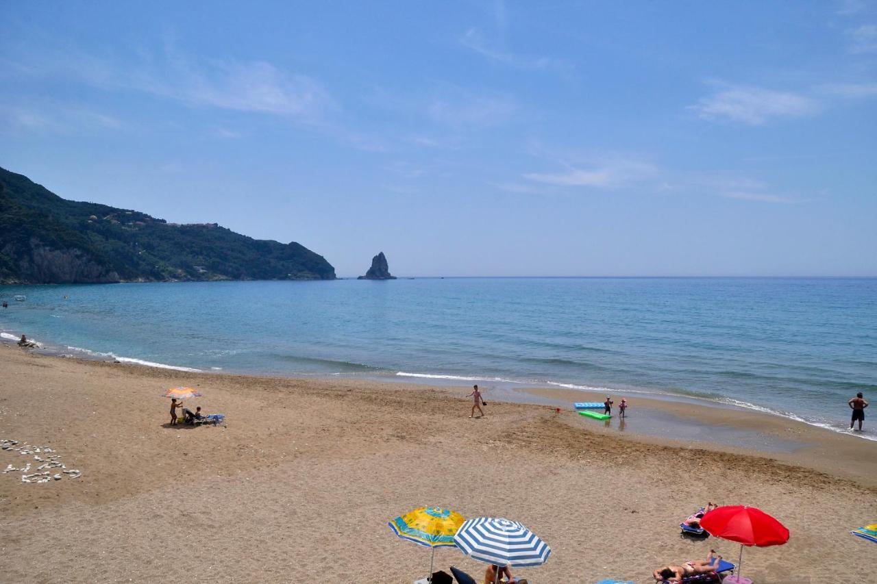 Holiday Apartments Maria With Pool And Panorama View - Agios Gordios Beach Εξωτερικό φωτογραφία